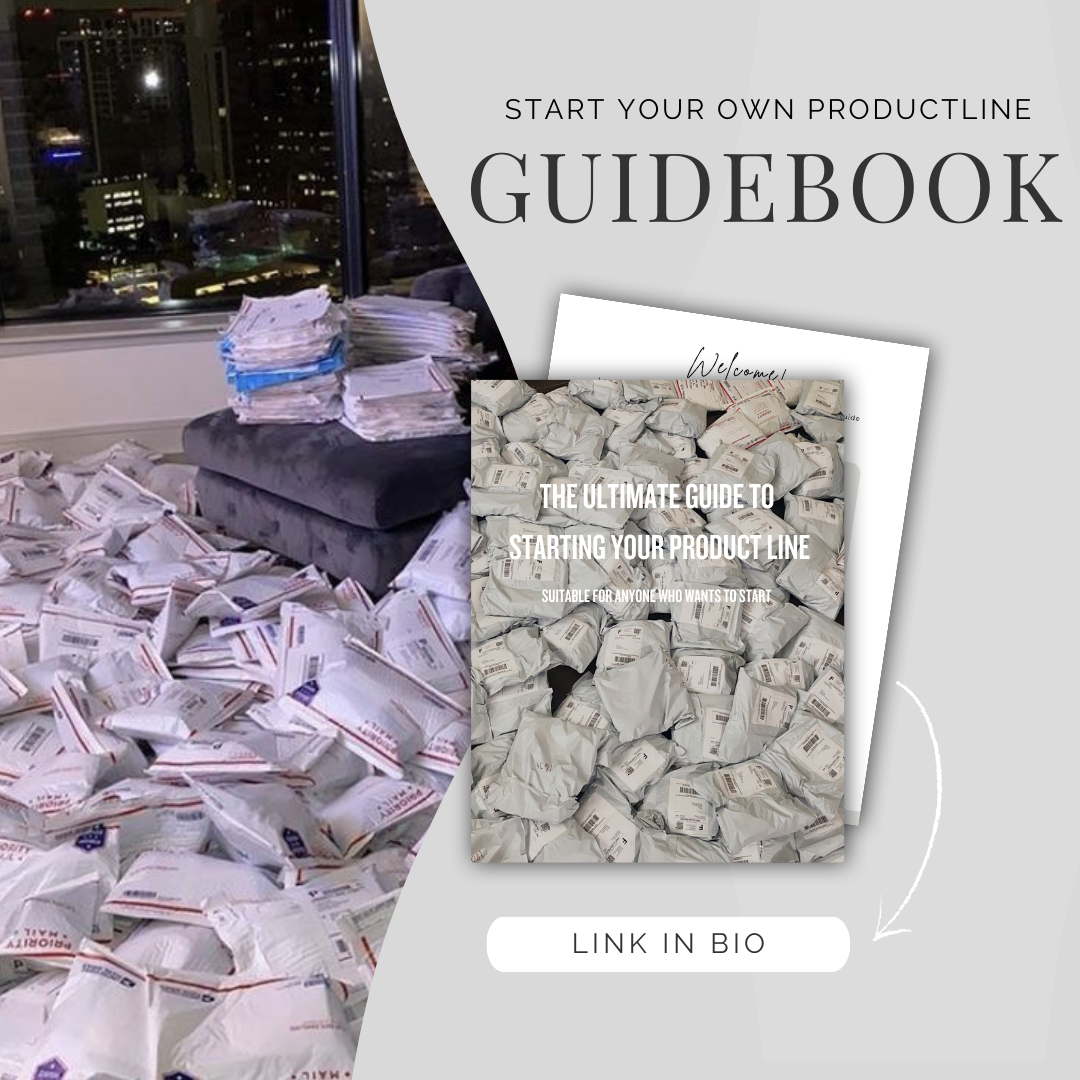START YOUR OWN PRODUCT LINE TODAY