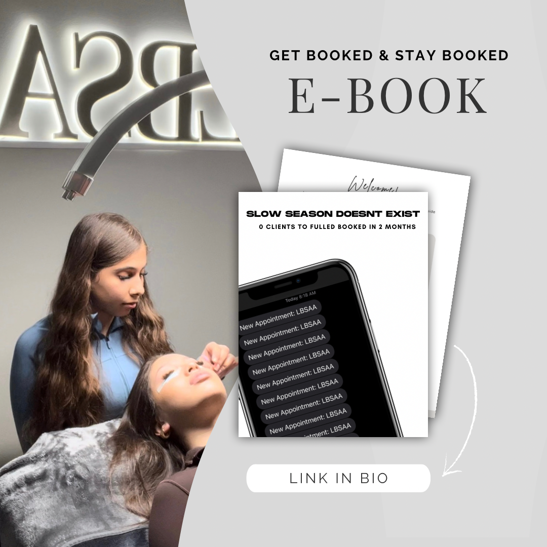 GET BOOKED & STAY BOOKED!